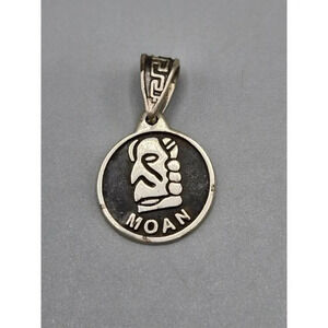 Vintage Sterling Silver Pendant  Moan Colombian Mythology God